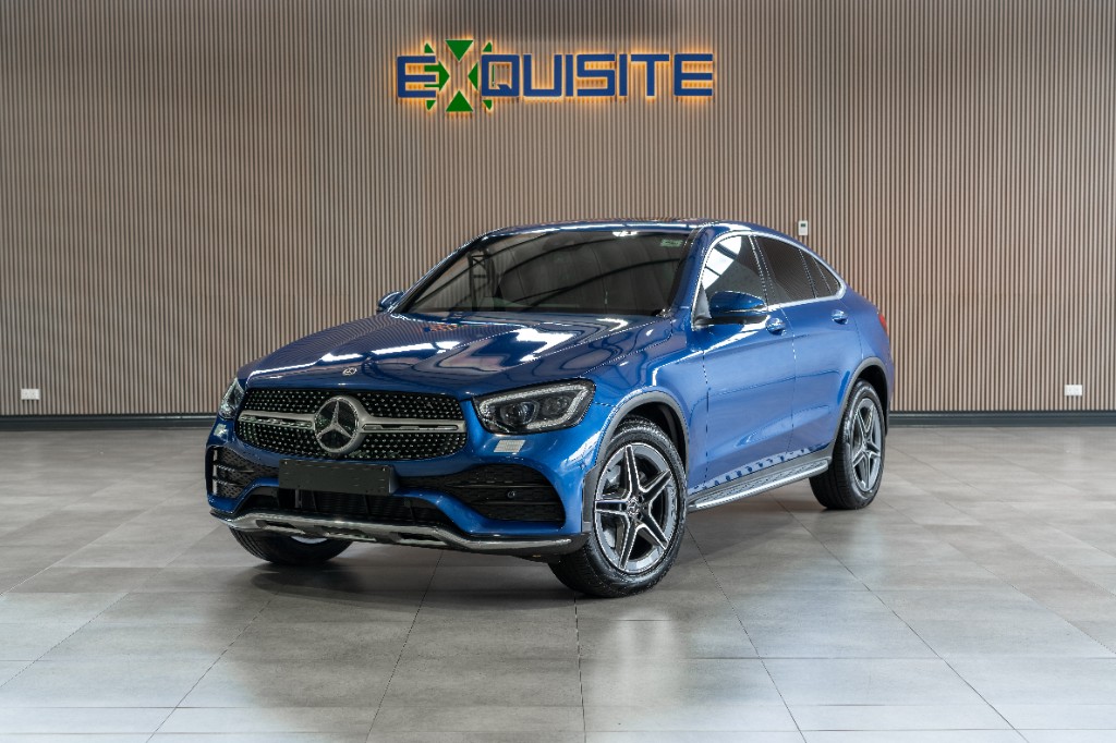 Mercedes-Benz GLC Coupe in metallic blue